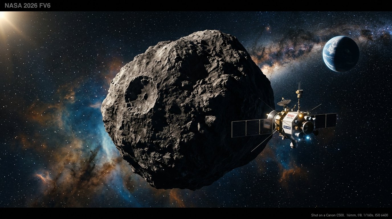NASA asteroid 2026 FV6